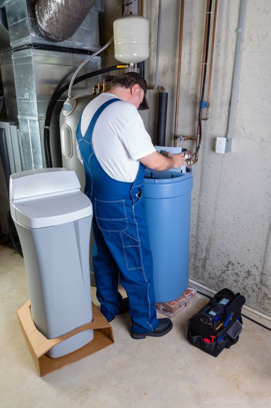 Water Softener Setup in Basement